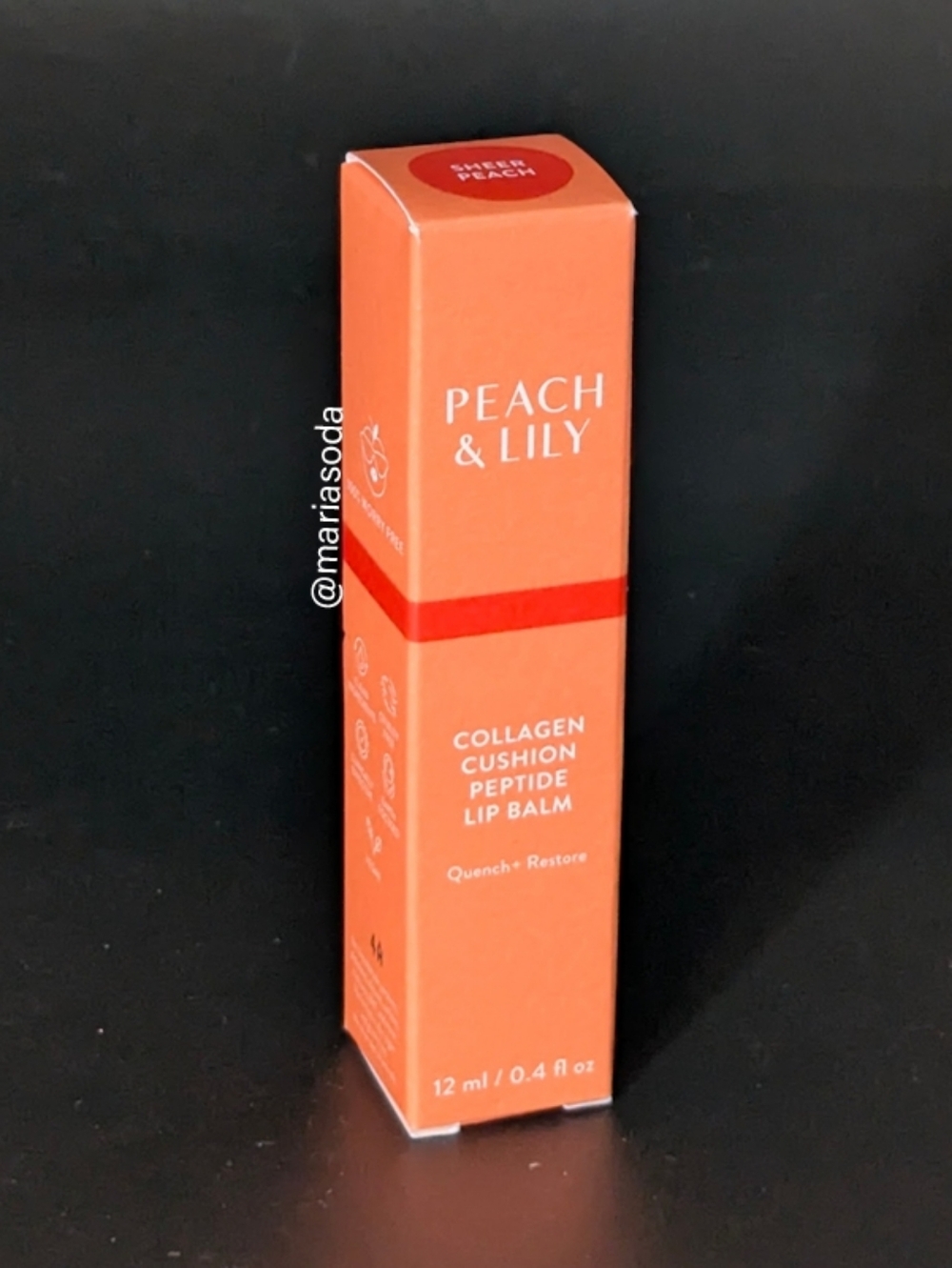 Peach & Lily Collagen Cushion Lip Balm Sheer Peach
